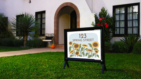 Customizable Address Signs