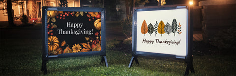 Thanksgiving Yard Signs