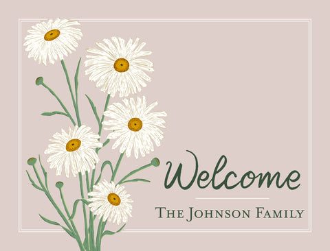 Bouquet Welcome Custom Lumilawn Sign