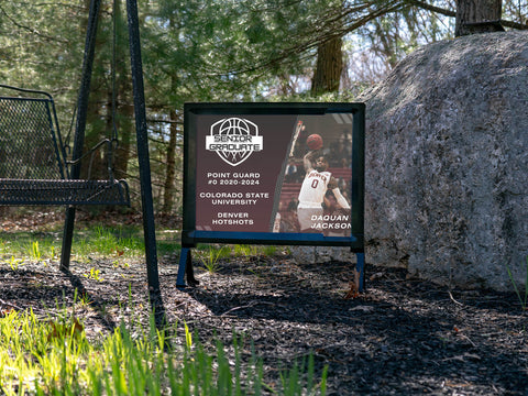 Graduation Basketball Yard Sign