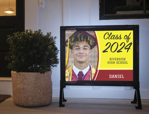 Graduation Portrait Arc Yard Sign