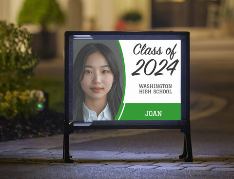 Graduation Portrait Arc Yard Sign