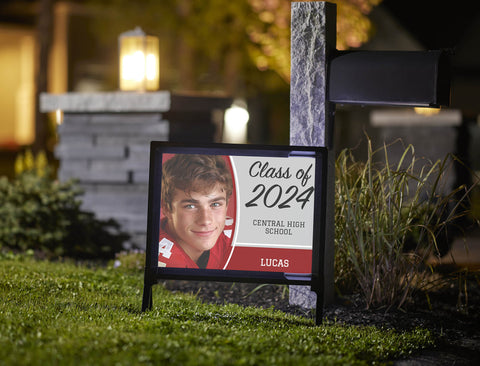 Graduation Portrait Arc Yard Sign