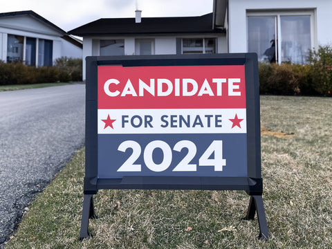 Political Senate Yard Sign