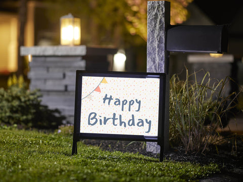 Sprinkle Birthday Yard Sign
