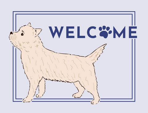 Welcome Dog Lumilawn Sign