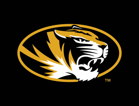 Missouri Tiger Athletics Mark Black Yard Sign