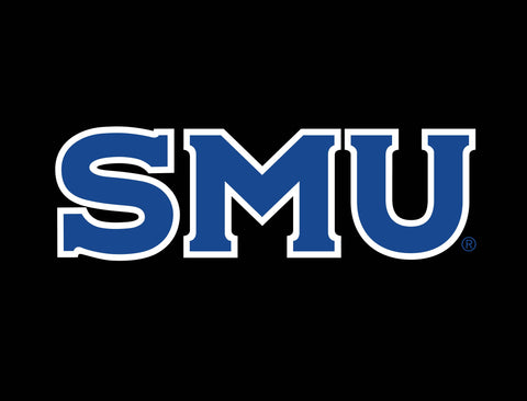 SMU Black Blue Lumilawn Sign