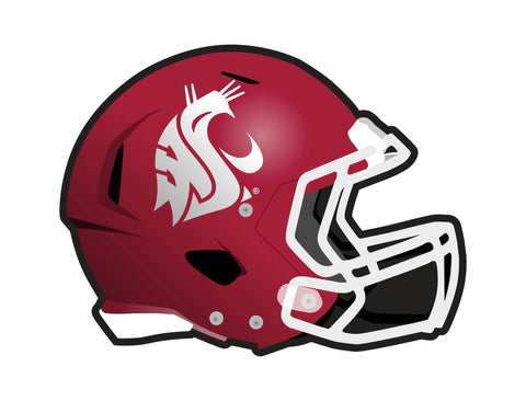 Washington State Red Helmet Mark White Lumilawn Sign