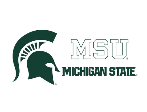 Michigan State MSU Spartan White Lumilawn Sign