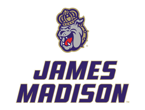 James Madison Duke Dog White Yard Sign