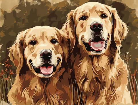 Golden Buddies Dog Yard sign