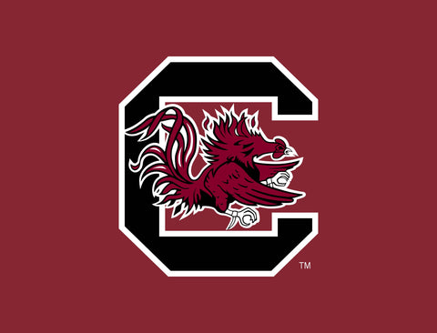 South Carolina C Cocky Yard Sign Garnet