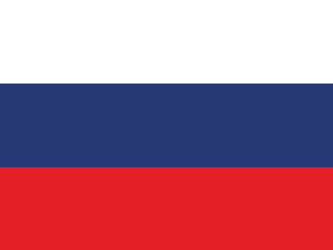 Flag Russia Lumilawn Sign