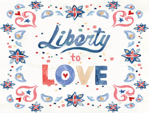 Liberty to Love Patriotic Yard Sign