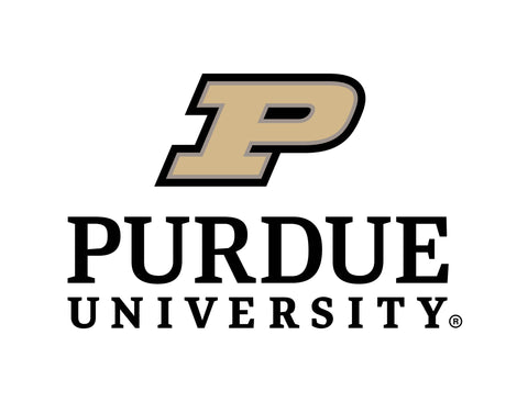 Purdue University Signature Mark White Yard Sign