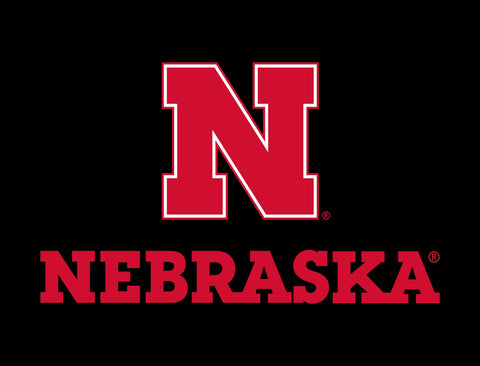 Nebraska N Mark Black Lumilawn Sign