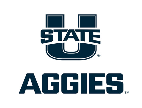 USU Aggies White Lumilawn Sign