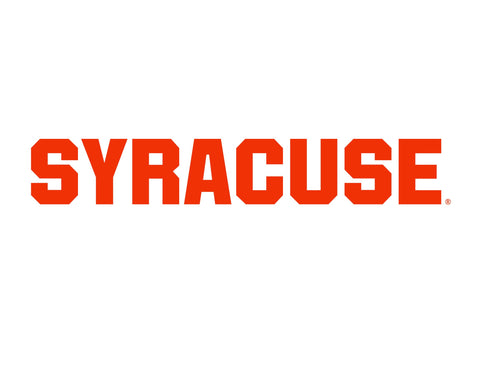 Syracuse University White Yard Sign