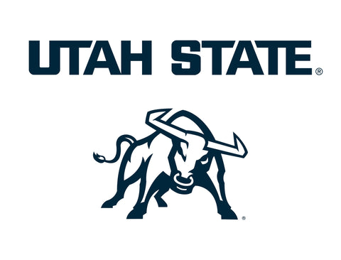 Utah State Mascot White Lumilawn Sign