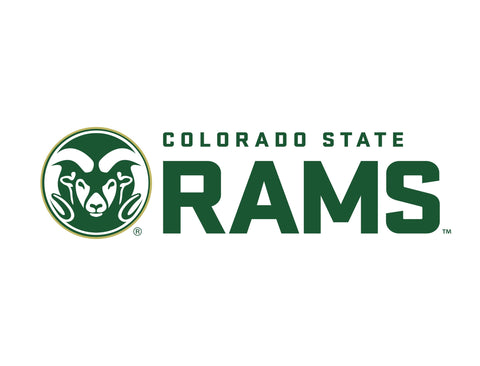 Colorado State Rams White Lumilawn Sign