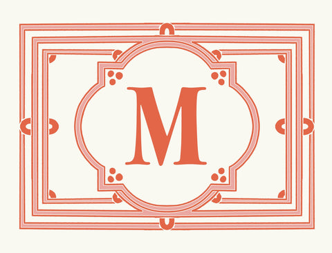 Art Deco Custom Monogram Lumilawn Sign