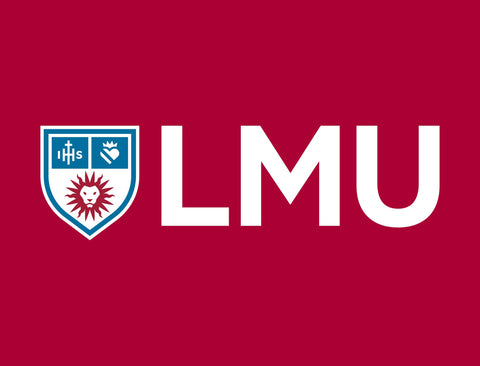 LMU Shield Mark Crimson Lumilawn Sign