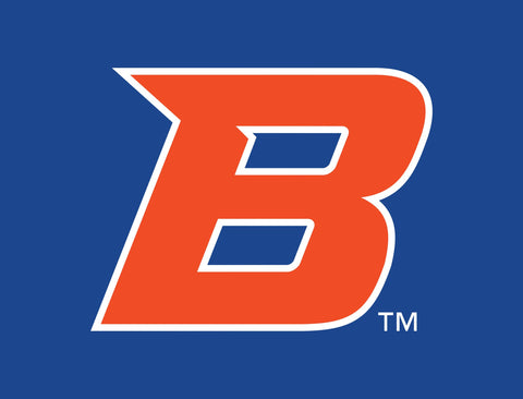 Boise State B Academic Mark Blue Lumilawn Sign