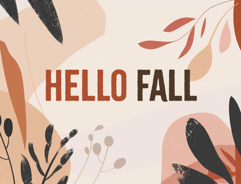 Hello Fall Leaves Yard Sign