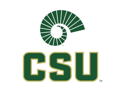 CSU Logo White Lumilawn Sign