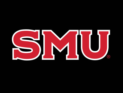 SMU Black Red Lumilawn Sign