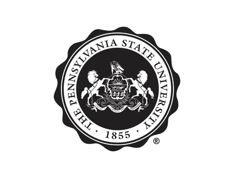 Penn State University Seal White Lumilawn Sign