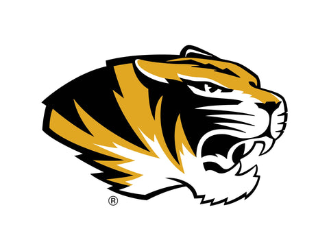 Missouri Tiger Mascot White Yard Sign