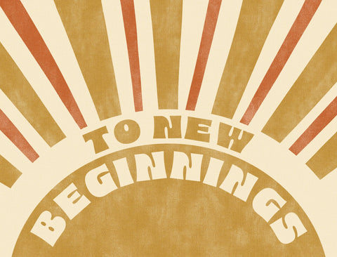 To New Beginnings Yard Sign