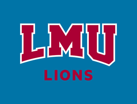 LMU Lions Mark Blue Lumilawn Sign