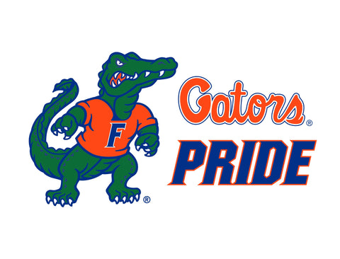 Florida Gators Pride Albert White Lumilawn Sign