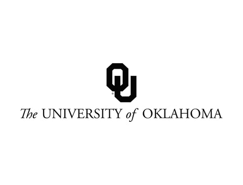 Oklahoma Black Institutional Mark White Lumilawn Sign