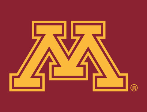 Minnesota M Maroon Lumilawn Sign