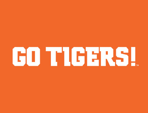 Clemson Go Tigers Orange Lumilawn Sign