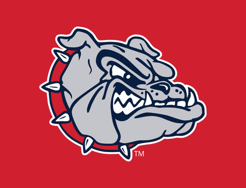 Gonzaga Bulldog Mascot Red Lumilawn Sign