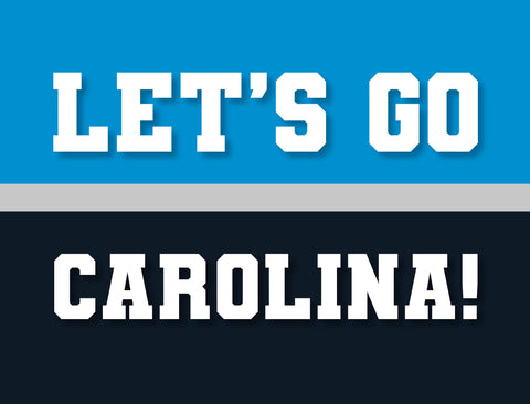 Carolina Professional Football Fandom Yard Sign