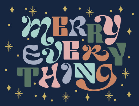 Merry Everything Lumilawn Sign