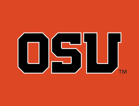 Oregon State OSU Wordmark Orange Yard Sign