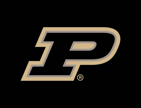 Purdue P Black Yard Sign