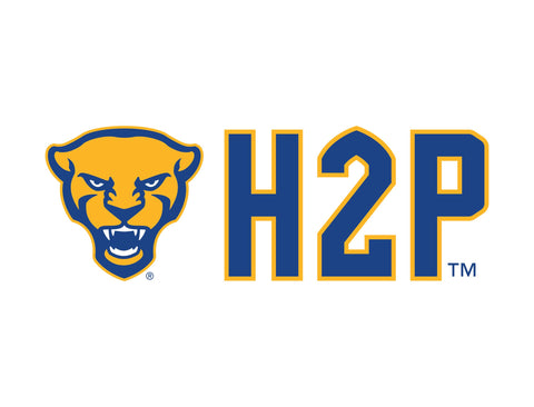 Pittsburgh Panther H2P White Lumilawn Sign