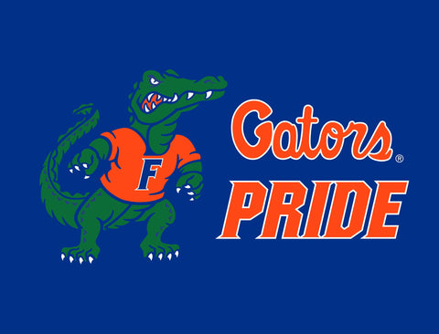 Florida Gators Pride Albert Blue Lumilawn Sign