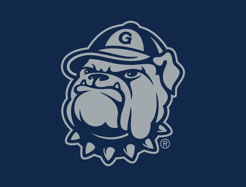 Georgetown Bulldog Mascot Blue Lumilawn Sign