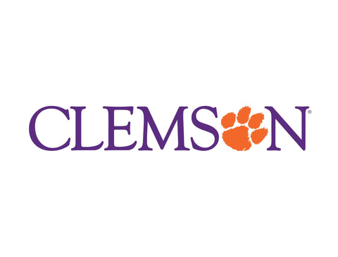 Clemson Paw Institutional Mark White Yard Sign