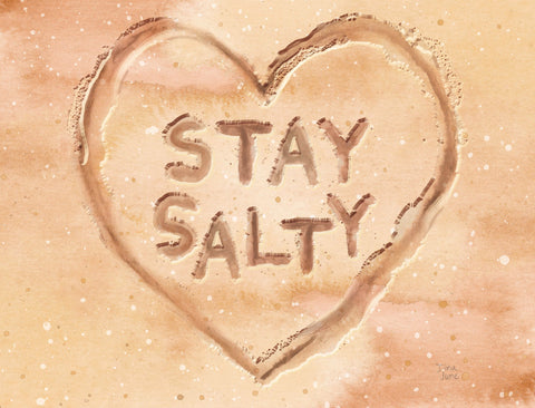 Stay Salty Beach Heart Yard Sign