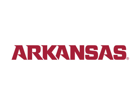 Arkansas Wordmark White Yard Sign